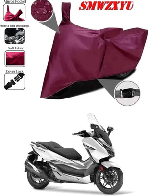smwzxyu Waterproof Two Wheeler Cover for Honda(Forza 300, Maroon)