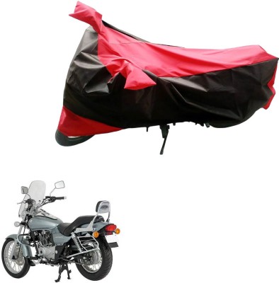 Mdstar Waterproof Two Wheeler Cover for Bajaj(Avenger 220 DTS-i, Black, Red)