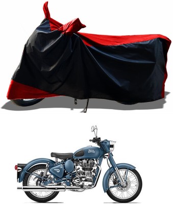 AESTRYD Two Wheeler Cover for Royal Enfield(Classic Squadron BS6, Red)