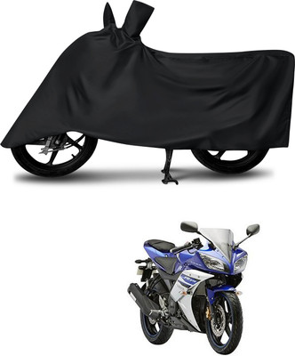 DeepShakshi AUTOMOTIVE Waterproof Two Wheeler Cover for Yamaha(YZF-R15 V2, Black)