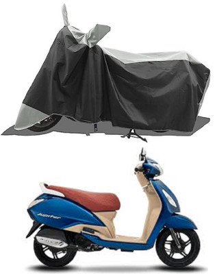 GROFATIK Two Wheeler Cover for TVS(Jupiter Grande BS6, Grey)