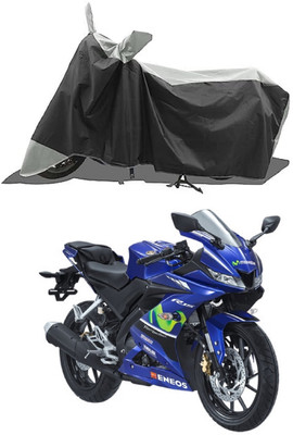 GROFATIK Two Wheeler Cover for Yamaha(YZF R15 V3 Moto GP Edition BS6, White)