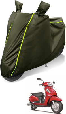 Auto Hub Waterproof Two Wheeler Cover for Suzuki(Access SE, Green)