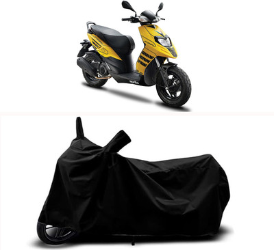 RABABLI Waterproof Two Wheeler Cover for Aprilia(Scooty, Black)