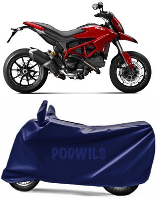 PODWILS Two Wheeler Cover for Ducati(Hypermotard, Blue)