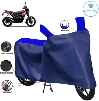 MADAFIYA Waterproof Two Wheeler Cover for Bajaj(Freedom, Blue, Multicolor)