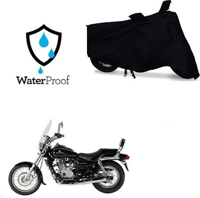 MMSSTAR Waterproof Two Wheeler Cover for Bajaj(Avenger 220 DTS-i, Black)