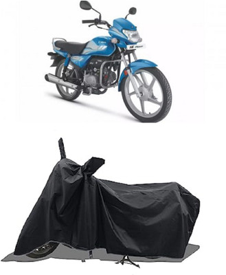 SPECTUS Two Wheeler Cover for Hero(HF Dawn BS6, Black)