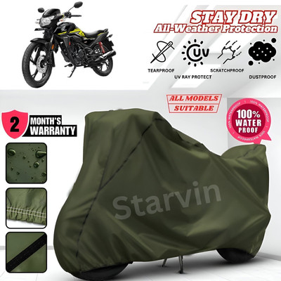 OliverX Waterproof Two Wheeler Cover for Honda(SP 125, Green)