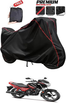 DeepShakshi AUTOMOTIVE Two Wheeler Cover for Hero(Glamour, Black)