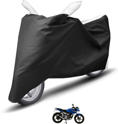 Caronix Waterproof Two Wheeler Cover for Bajaj(XCD 135, White)