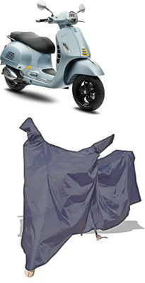Amexride Two Wheeler Cover for Vespa(GTS Super 300, Grey)