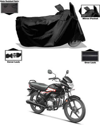 GOSHIV-car and bike accessories Waterproof Two Wheeler Cover for Hero(Black)