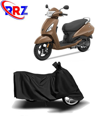 RRZ Waterproof Two Wheeler Cover for TVS(Jupiter, Black)