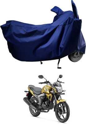Amexride Two Wheeler Cover for Honda(CB Trigger, Blue)