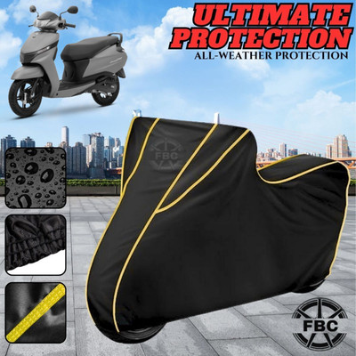 AutoGalaxy Waterproof Two Wheeler Cover for TVS(Jupiter, Black)