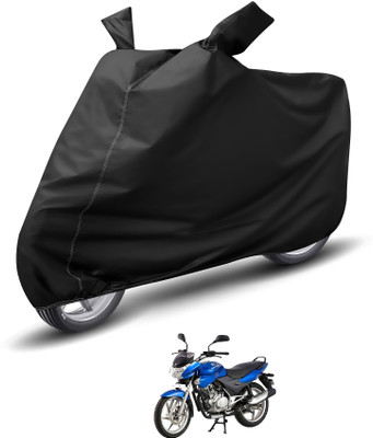 MOCKHE Waterproof Two Wheeler Cover for Bajaj(Discover 150 f, Black)