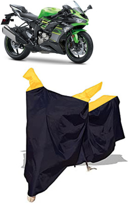 Amexride Two Wheeler Cover for Kawasaki(Ninja ZX-6R, Multicolor)