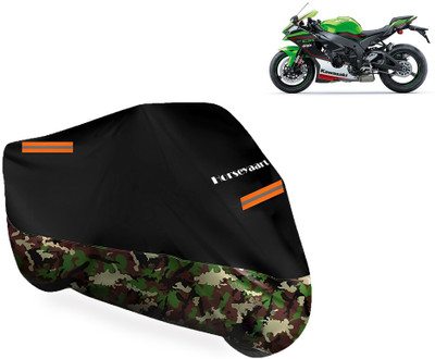 Horseyaart Waterproof Two Wheeler Cover for Kawasaki(Ninja ZX 10R BS6, Multicolor)