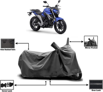 Amexride Two Wheeler Cover for Yamaha(Fazer-250 BS6, Grey)