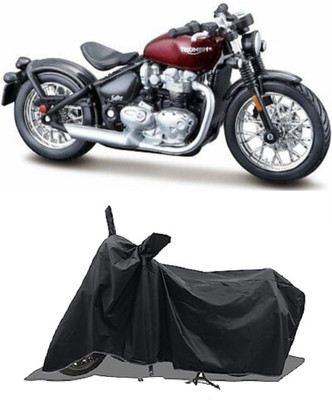 SPECTUS Two Wheeler Cover for Triumph(Bonneville Bobber, Black)