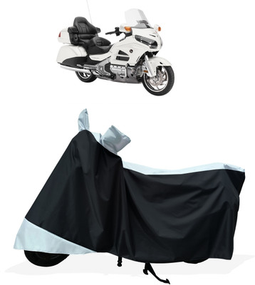 Tricway Two Wheeler Cover for Honda(Gold Wing GL1800, White)