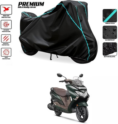MADAFIYA Waterproof Two Wheeler Cover for Suzuki(Burgman Street, Black, Blue)