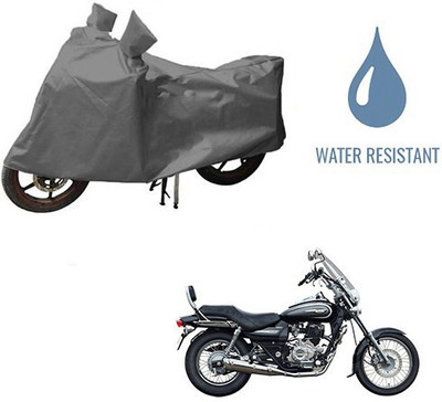 DeepShakshi AUTOMOTIVE Waterproof Two Wheeler Cover for Bajaj(Avenger 220 Cruise, Grey)
