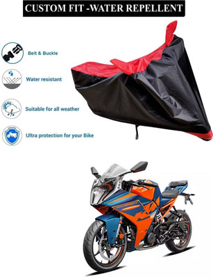CODOKI Waterproof Two Wheeler Cover for KTM(RC 390 BS6, Red)