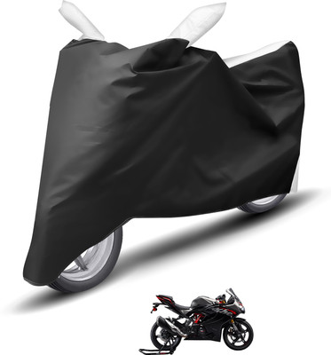 Caronix Waterproof Two Wheeler Cover for TVS(Apache RR 310, White)