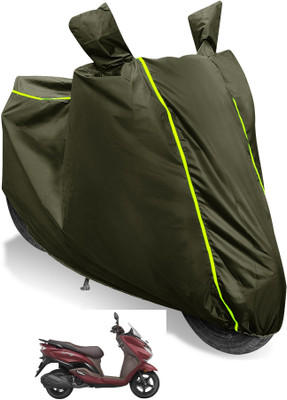 Auto Hub Waterproof Two Wheeler Cover for Suzuki(Burgman Street, Multicolor)