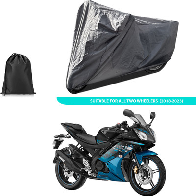 PAGORA Two Wheeler Cover for Yamaha(YZF R15 Ver 2.0, Grey)