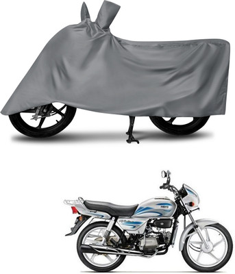 MMSSTAR Waterproof Two Wheeler Cover for Hero(Splendor Plus, Grey)