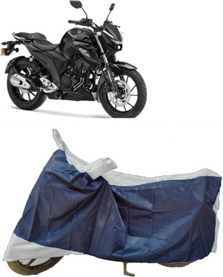 ANTOFY Two Wheeler Cover for Yamaha(FZ 25 BS6, Blue, White)