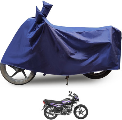 MOCKHE Two Wheeler Cover for Hero(Super Splendor, Blue)
