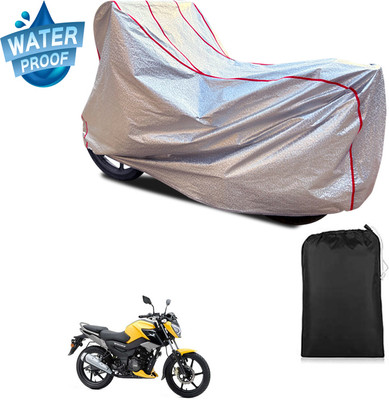 GOSHIV-car and bike accessories Waterproof Two Wheeler Cover for TVS(Raider, Silver)