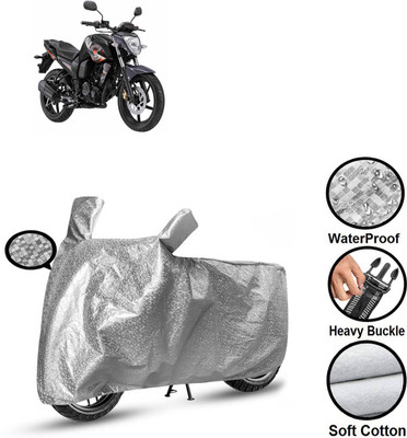 PAGORA Waterproof Two Wheeler Cover for Yamaha(FZ-S FI, Silver)