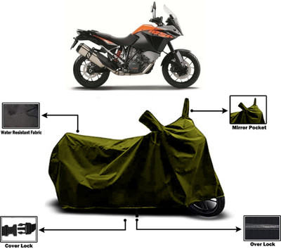 Amexride Two Wheeler Cover for KTM(1050 Adventure, Green)