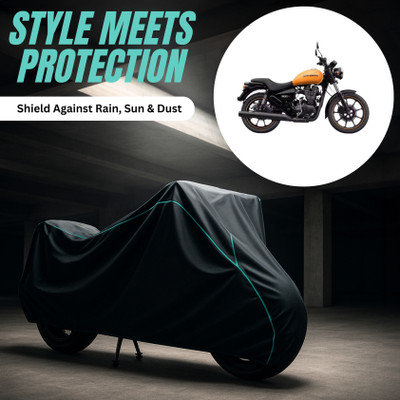 AUCTIMO Two Wheeler Cover for Royal Enfield(Thunderbird 500, Multicolor)