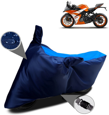 APNEK Waterproof Two Wheeler Cover for KTM(RC125, Blue)