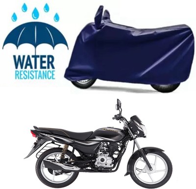 Furious3D Two Wheeler Cover for Bajaj(Platina 100, Blue)