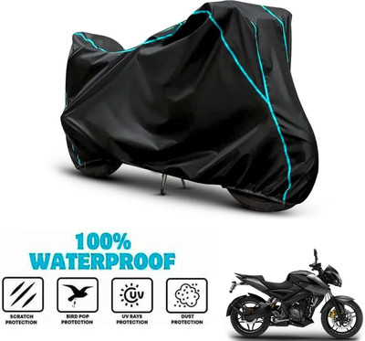 ANTHUB Waterproof Two Wheeler Cover for Bajaj(Pulsar NS200, Black)