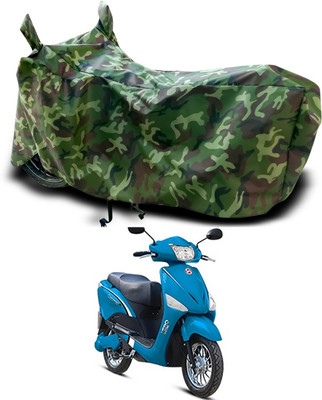 Furious3D Two Wheeler Cover for Hero(Electric Optima, Multicolor)
