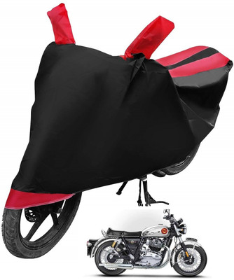 Auto Hub Two Wheeler Cover for Royal Enfield(Interceptor 650, Red)