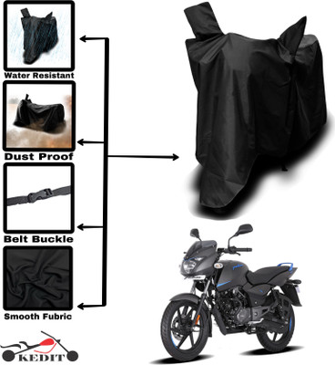 AASHTIK MART Two Wheeler Cover for Bajaj(Pulsar 125 Neon, Black)