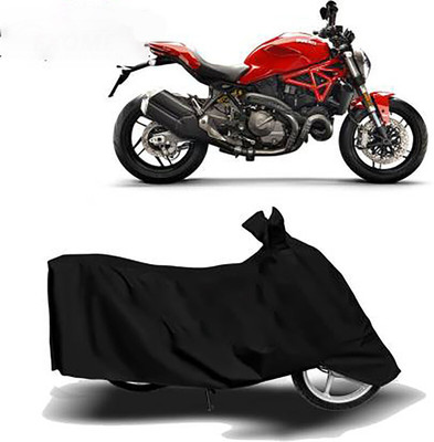 MWBB Waterproof Two Wheeler Cover for Ducati(Monster 821, Black)