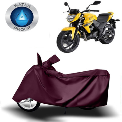 ROYAL AUTO MART Two Wheeler Cover for Mahindra(Stallio, Maroon)