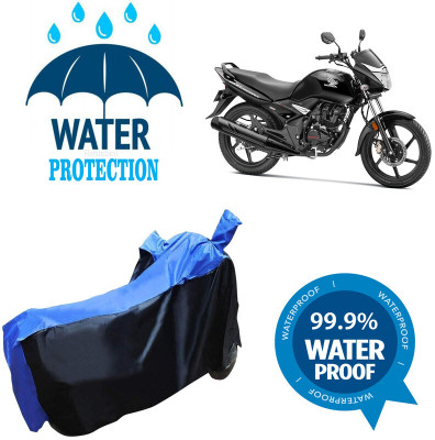 Mdstar Waterproof Two Wheeler Cover for Honda(Unicorn Dazzler, Multicolor)