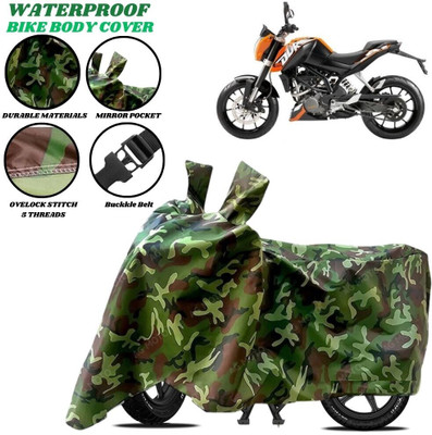 SRP PRODUCT Waterproof Two Wheeler Cover for KTM(200 Duke, Green)