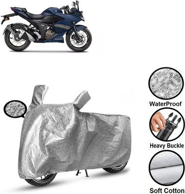 CODOKI Waterproof Two Wheeler Cover for Suzuki(Gixxer SF, Silver)